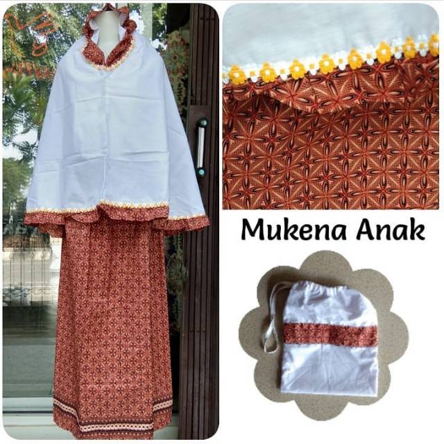 Mukena batik anak by gerai aiisha semarang