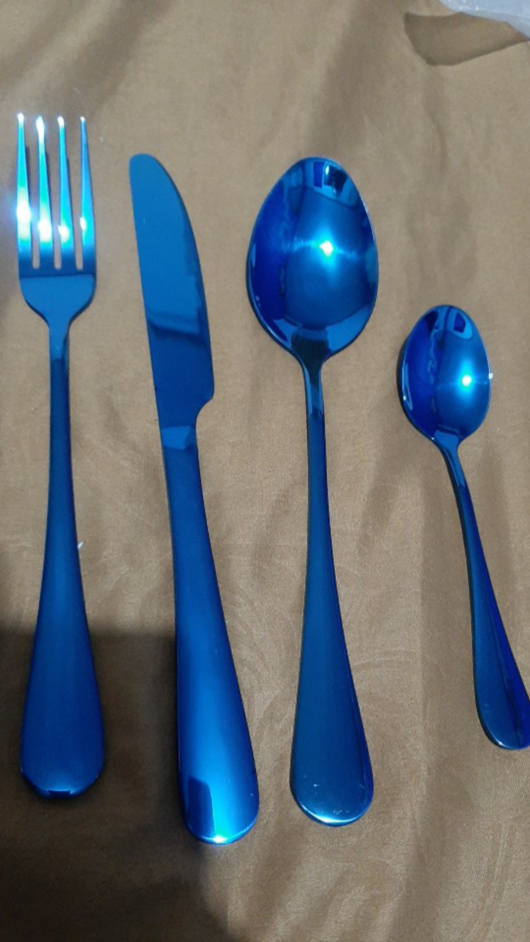 Paket Sendok Garpu Pisau Makan Sendok Teh Free Box / Cutlery Set Diner Table / Alat Makan Set