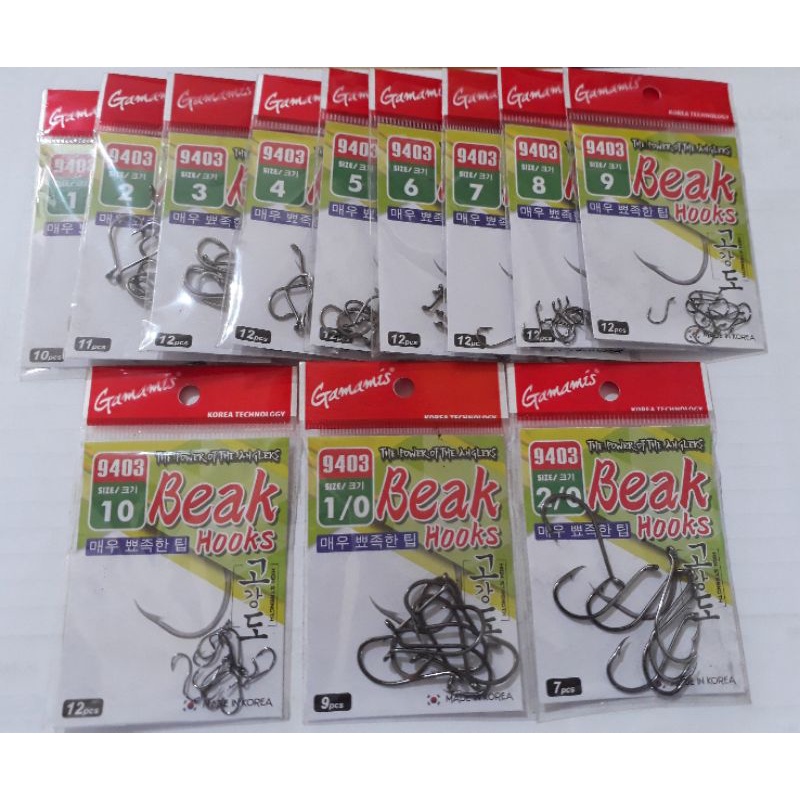 Mata Kail Gamamis Beak Hooks 9403 / Kail Pancing Gamamis