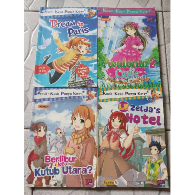 1 paket 4bh KKPK buku cerita anak