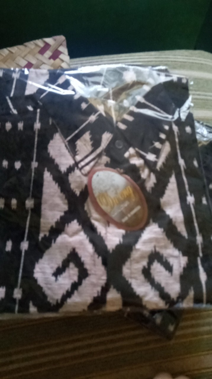 Bswart Batik Hrb026 Kenongo Hem Pendek Padi Pekalongan M L Xl Batik Pria Murah Modern Grosir