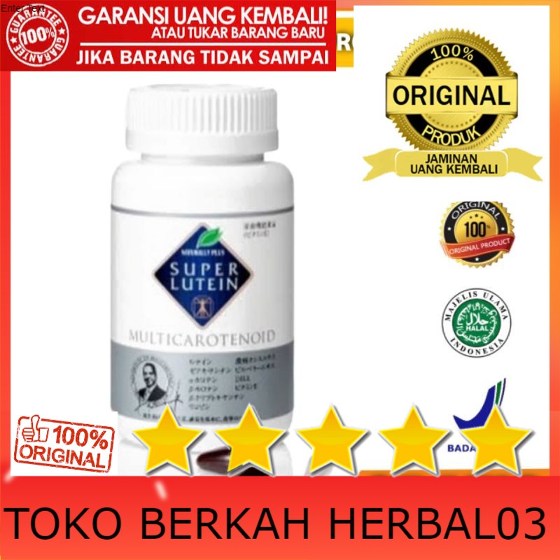 100% ASLI Super Lutein Asli Japan Multivitamin Mata - Super Lutein Mitro Plus Original