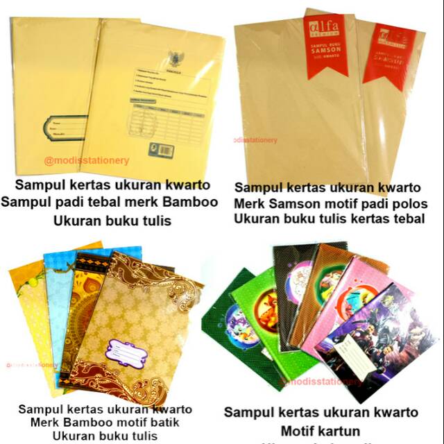 

Sampul kertas ukuran kwarto