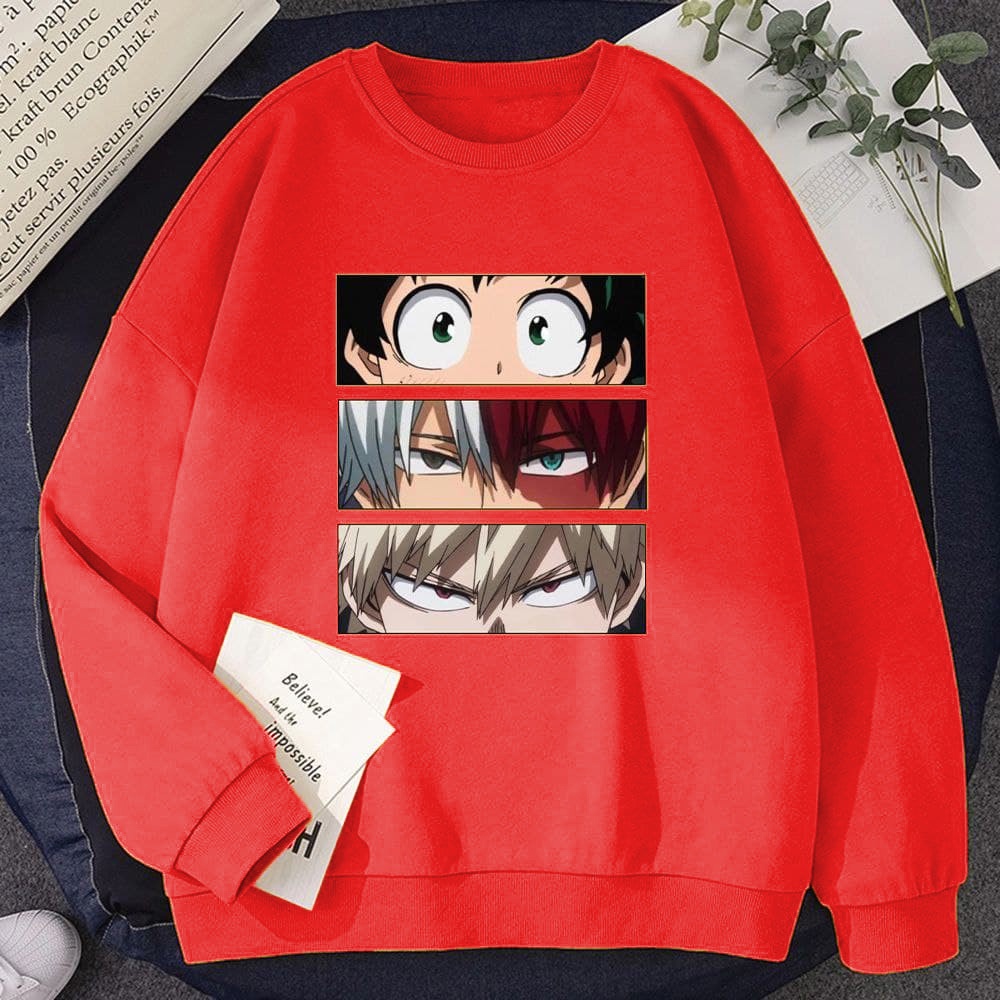 myagen - Sweater Crewneck Basic Academia anime Oversize