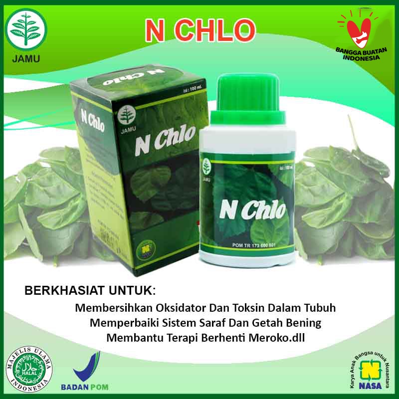 N Chlo Ori Nasa Chloropyll Pemberesih Racun Rokok Dalam Tubuh | Agen Nasa Jakarta