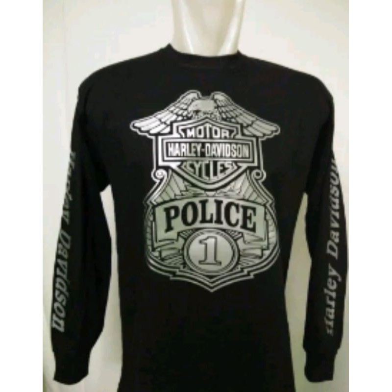 kaos/longsleeve/baju HARLEY DAVIDSON POLICE MOTOR
