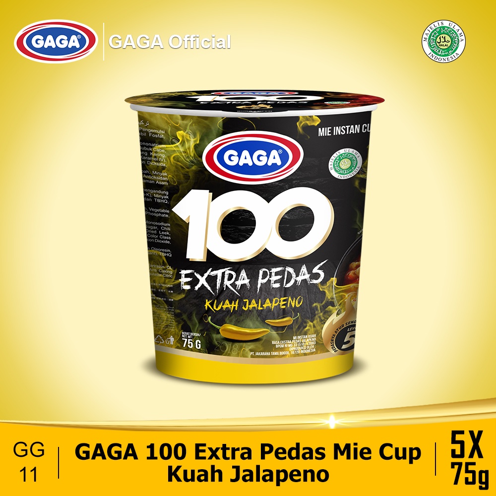 

Beli 3 pcs cup kuah Gaga Extra Pedas Kuah Jalapeno GRATIS 2 pcs Gaga cup Kuah Jalapeno GG11