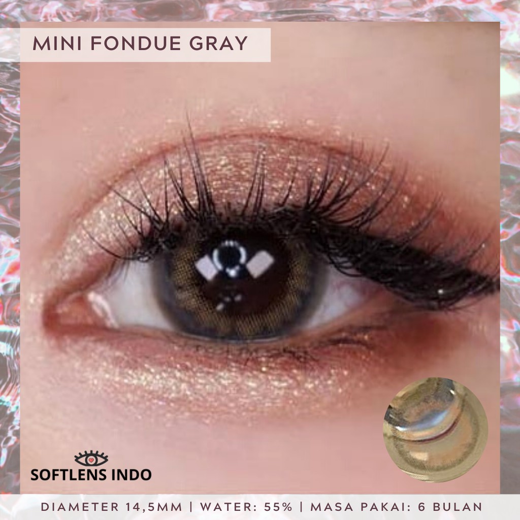 

Softlens kitty kawaii mini fondue gray/ abu