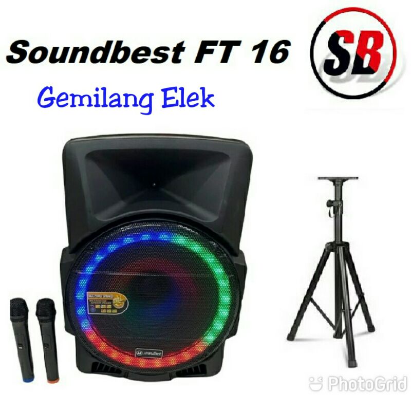 Speaker Portable Wireless SOUNDBEST FT-16 Bluetooth