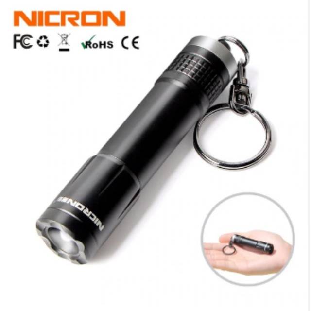 NICRON | N1 | Mini Key Chain Flashlight | Senter Mini Led