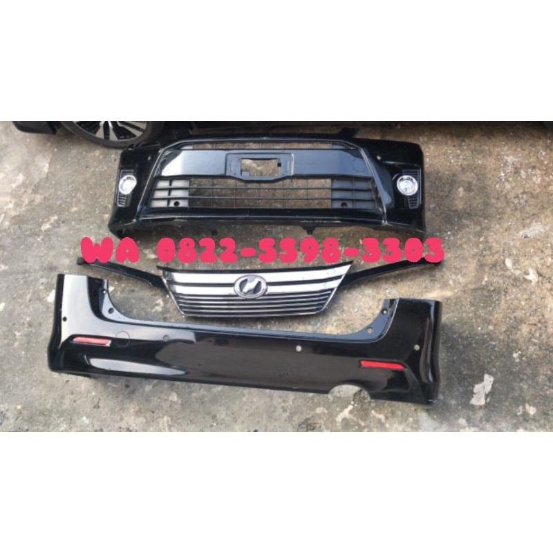 bumper depan belakang Vellfire ZG 2012
