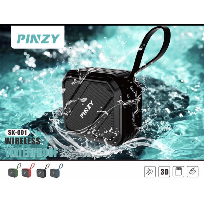 Speaker Mini Portable PINZY SK-001 Waterproof - Speaker SK-001