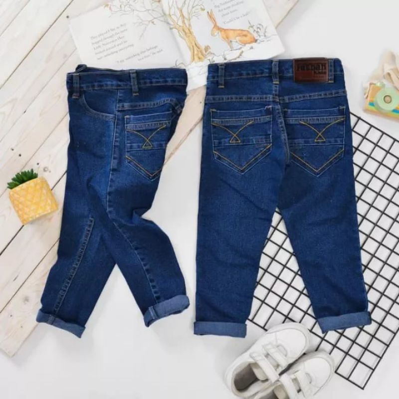 Celana Jeans Anak Anak  Usia 8-14 Tahun Cewek/Cowok Premium