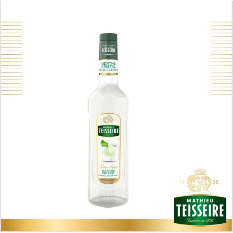

Sirup Teisseire rasa Crystal Clear Mint 700ml France's No.1 Syrup