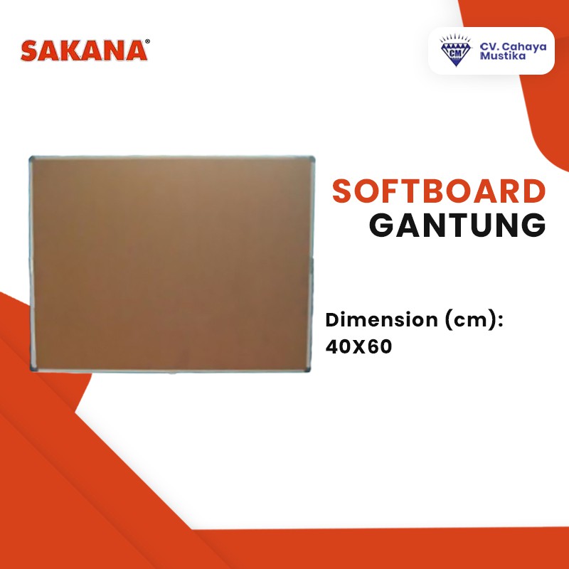 

Jual Softboard Papan Pengumuman Sakana Uk 40x60 Di Malang polos