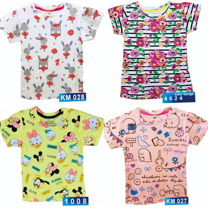  KAOS  PRINTING  ANAK  PEREMPUAN PRINTED  TEE  Shopee Indonesia