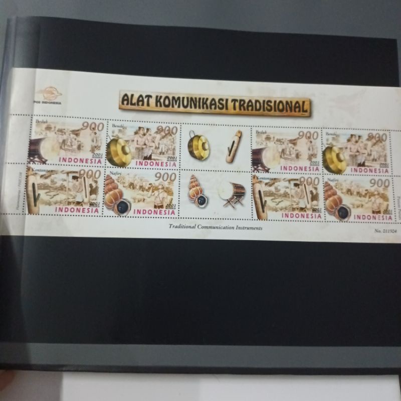 

MINI SHEET PERANGKO ALAT KOMUNIKASI TRADISIONAL