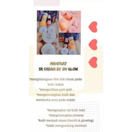 SR cream by SN GLOW uk 15gr