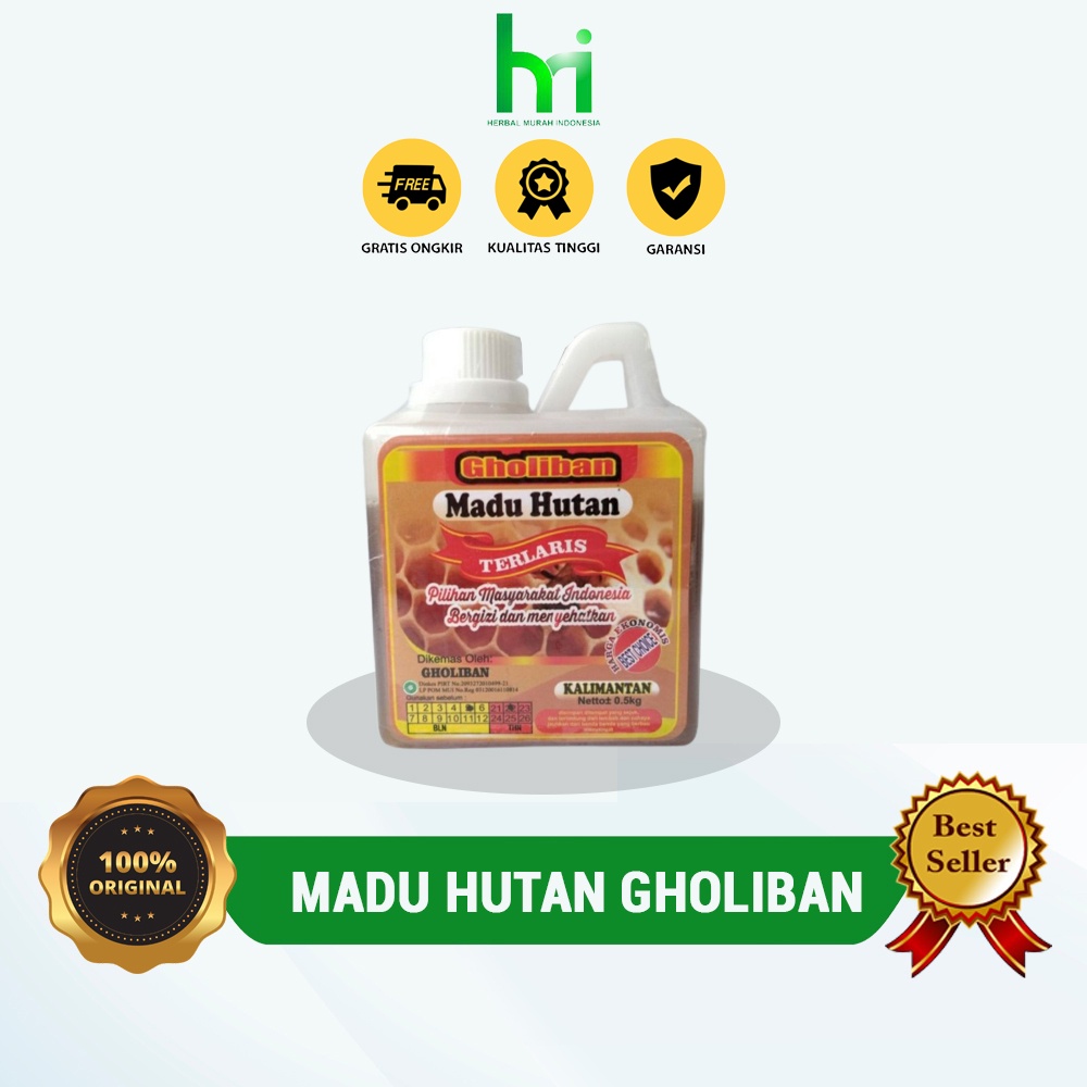 

Terlaris Madu Gholiban Madu Hutan Kalimantan Original 500gr Dengan Beepollen Dan Royal Jelly