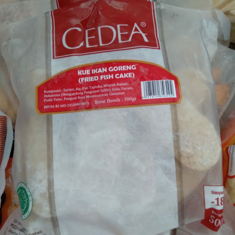 

Cedea Fish Cake Goreng 500gr