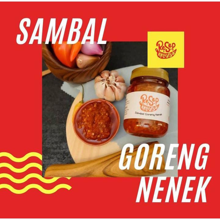 

Sambal Goreng nenek/Sambel Goreng Nenek/Sambal Terasi/Sambal Bawang/180 gram/Sambal Resep Keluarga