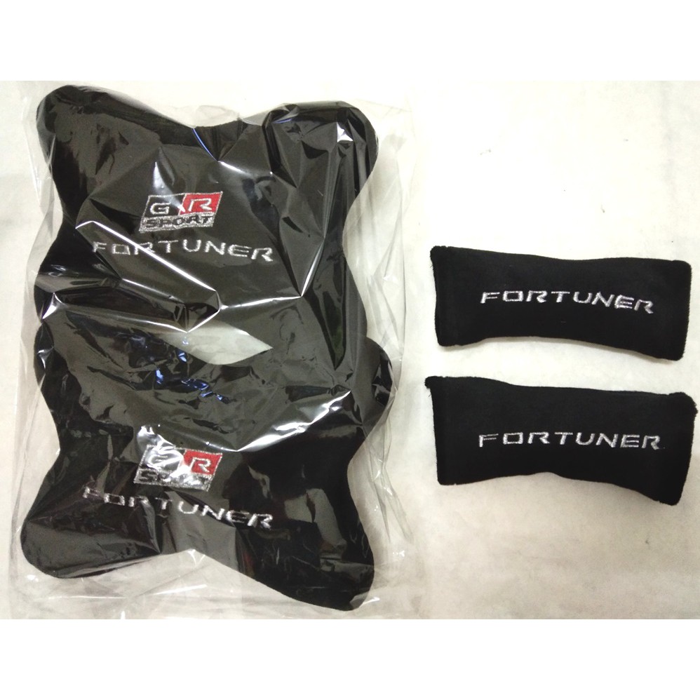 Toyota Fortuner GR Sport aksesoris interior bantal mobil bordir 2 in 1