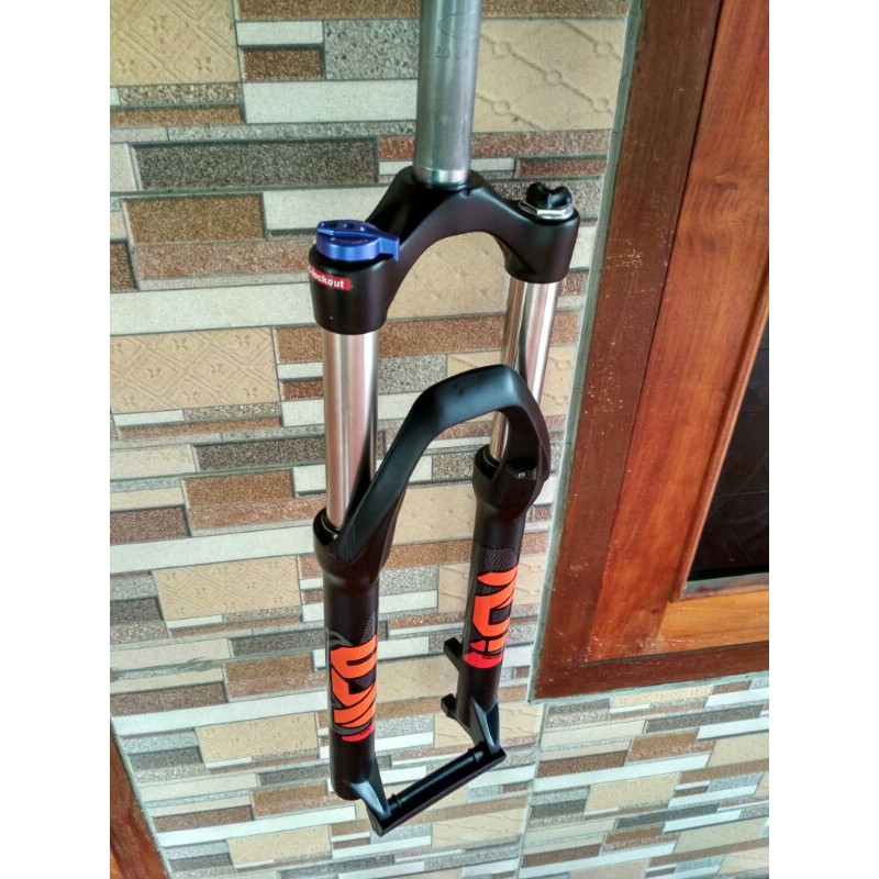 Fork ion H1 terbaru 27.5 travel 120 disc brake. roda 26 juga bisa