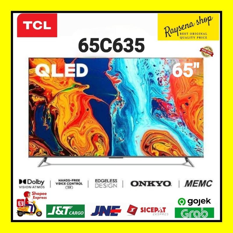 TCL 4K QLED TV 65C635 google TV 65 Inch
