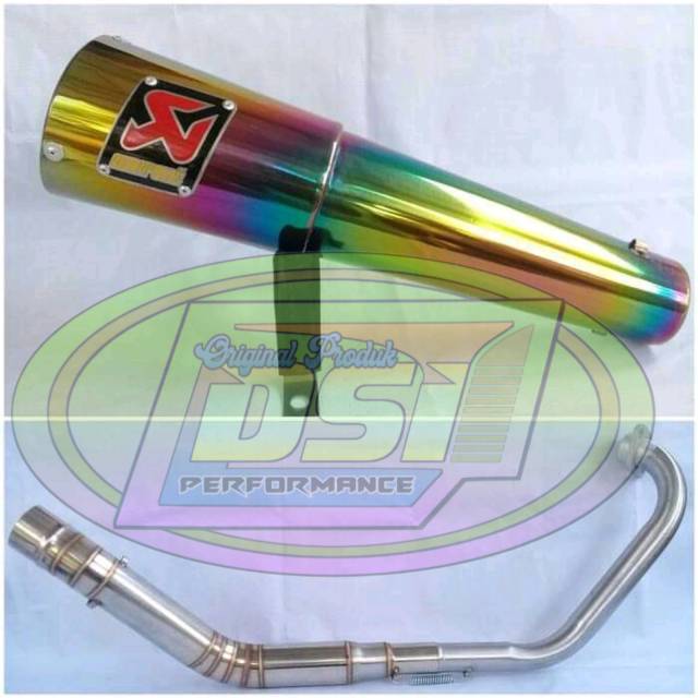 Knalpot Akrapovic pelangi vixion, CB150R satria Fu,verza,r15 v2 v3,dll