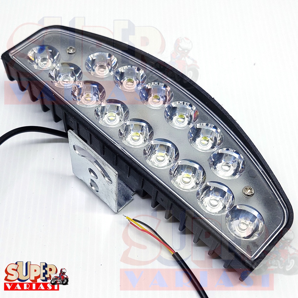 PROMO LAMPU TEMBAK LAMPU SOROT 15 MATA LED MULTI MODE KEDIP DIAM