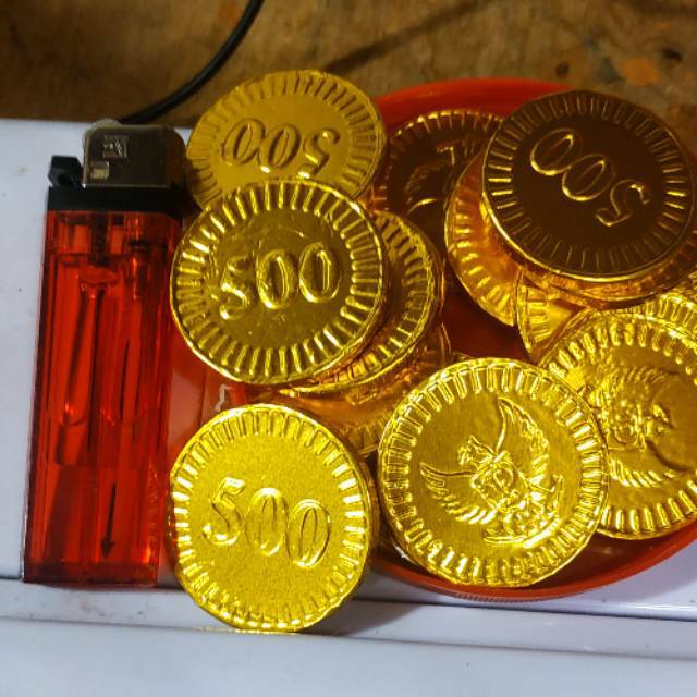 

Coklat coin gopek 250gr