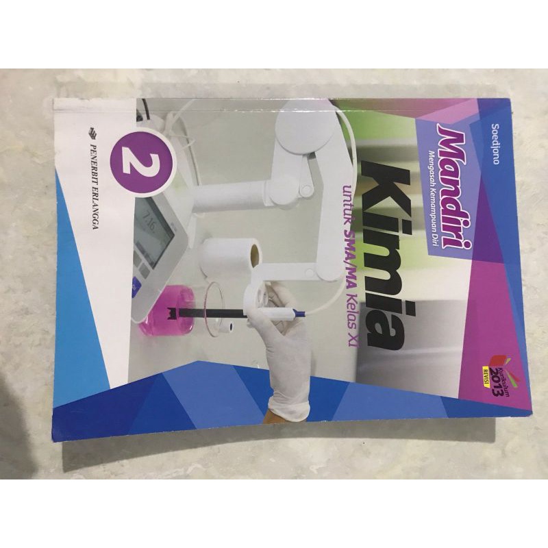 

kimia mandiri Erlangga kelas 11 preloved