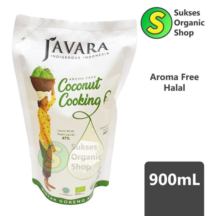 

COCONUT COOKING OILMINYAK KELAPA NON AROMAJAVARAREFIL900ML