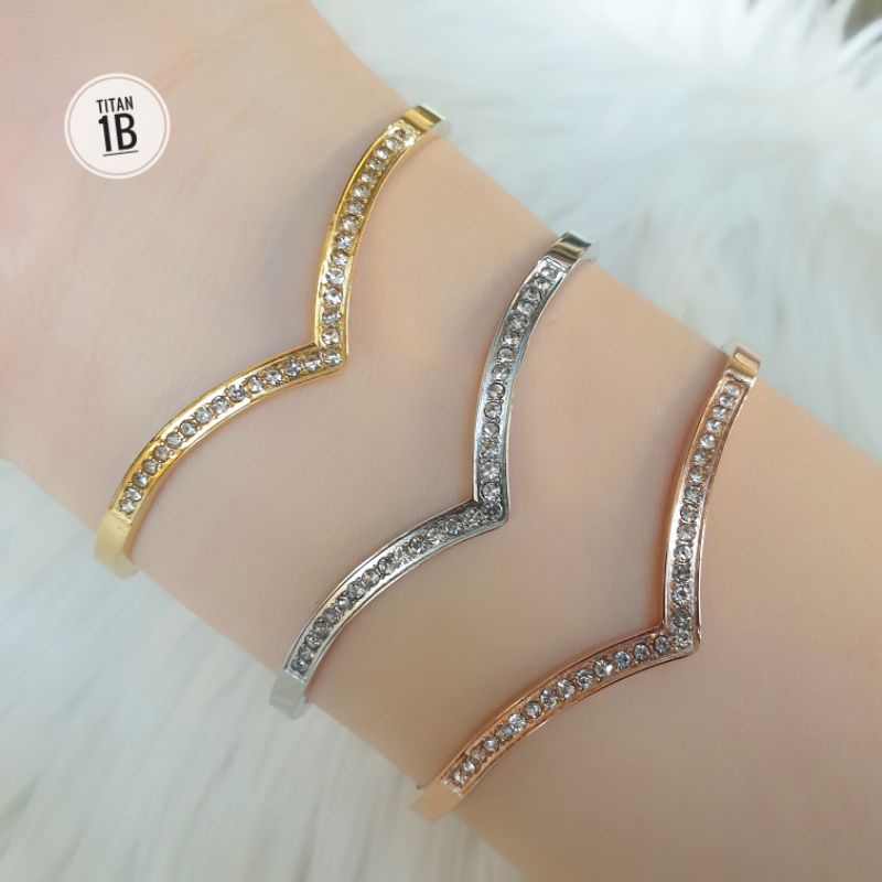 Gelang Bangle Dewasa Fuji Permata Cantik Titanium N24082200