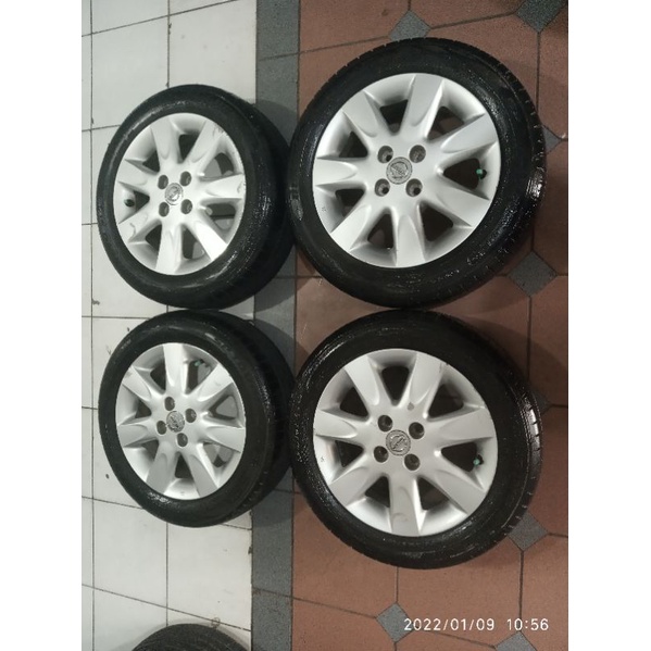 velg mobil bekas untuk mobil nissan maech datsun ayla agya brio ring 15 plus ban
