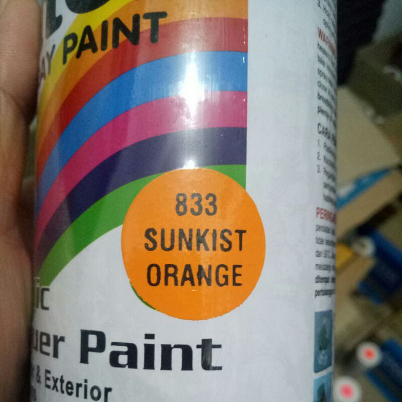 cat semprot pilok pilox diton sunkist orange 833 300CC orange jeruk oren 300cc