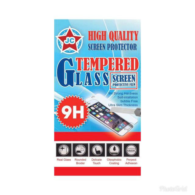(JC) TEMPERED GLASS CLEAR ALL TIPE IPHONE OPPO VIVO SAMSUNG  NOKIA REALME XIAOMI UNIVERSAL
