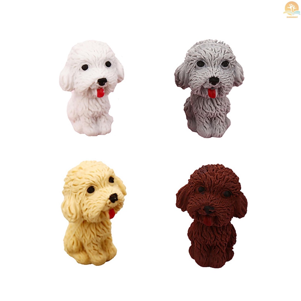 1pc Creative Kids Eraser Cartoon Animal Dog Eraser Random Color &amp; Individual Delivery for Kids Students School Office