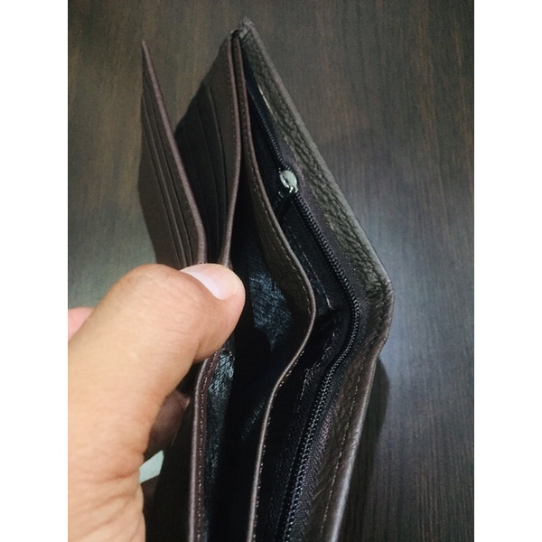 dompet kulit asli berkualitas import, model lipat dua biasa horizontal coin/saleting #dompet #dompetpria #dompetkulit #dompetcowok #dompetpria