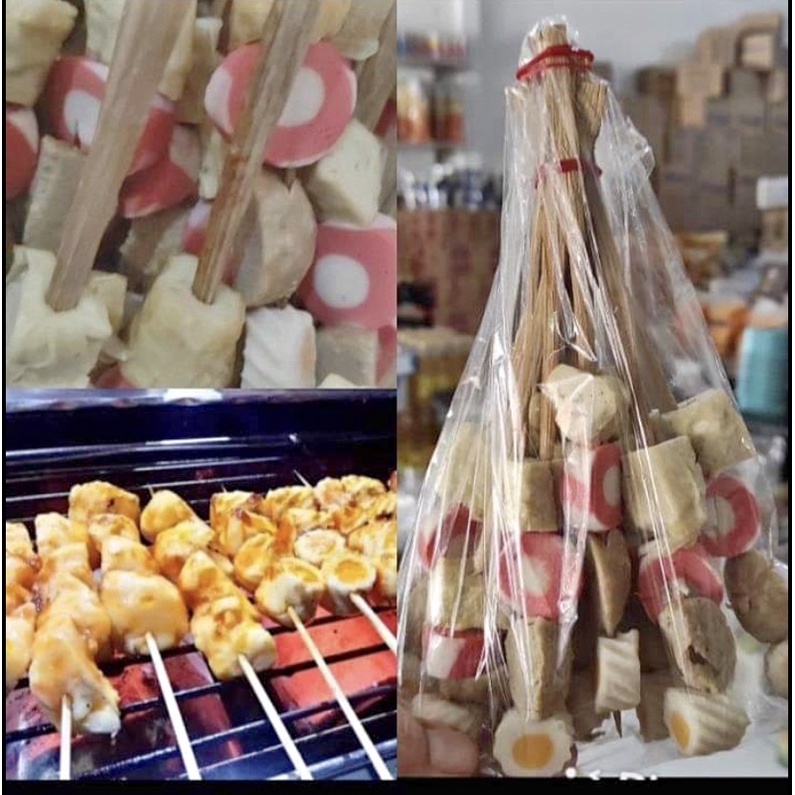 sate bakso seafood cedea mix