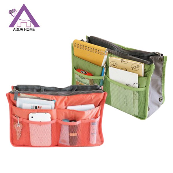 Adda Home - Tas Travel Organizer Tempat Penyimpanan Kosmetik Gadget 28.5x18x10cm