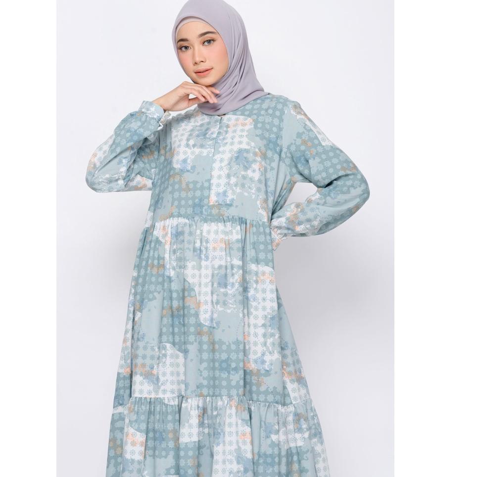 Paling Sesuai.. BIA x Isel Fricella - Picky Mint Dress - Edisi Denmark - Sarimbit