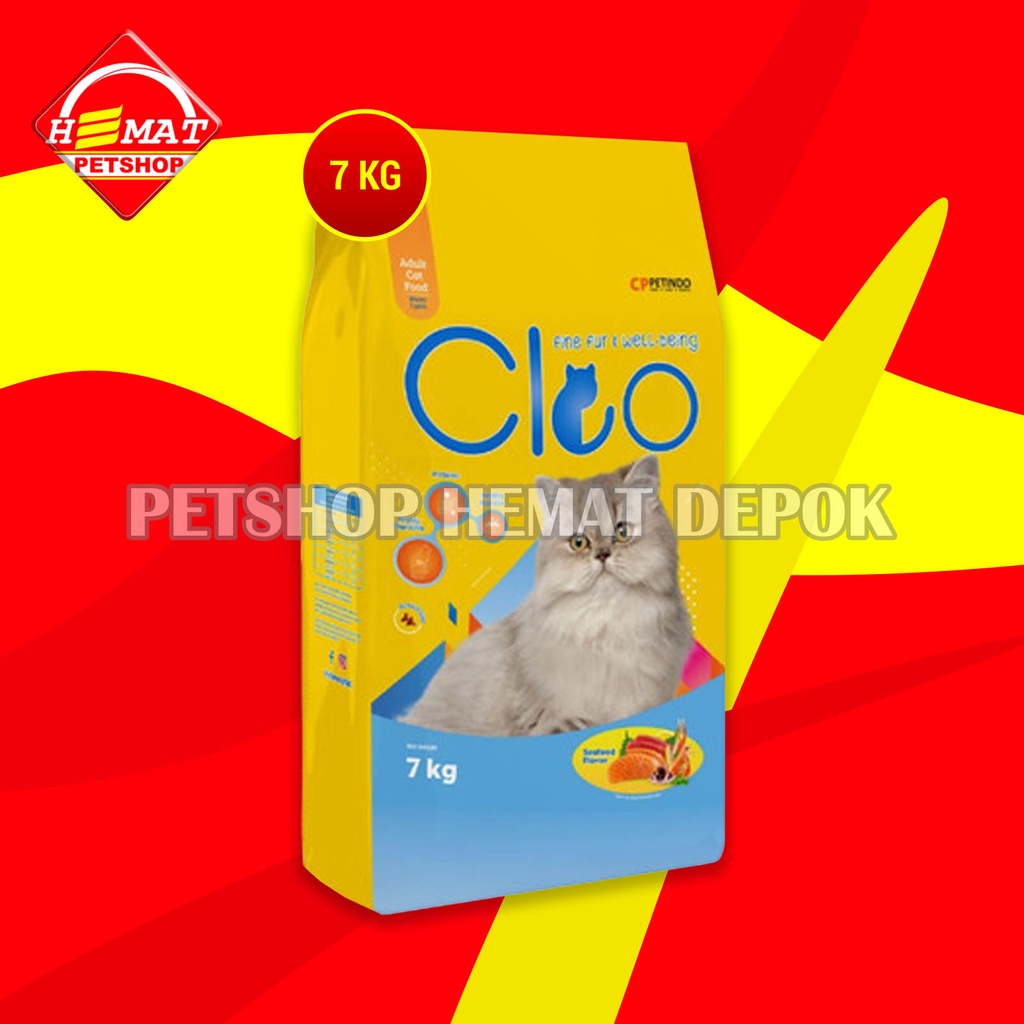 Makanan Kucing dewasa CLEO Seafood 7 kg cat food Adult Dry