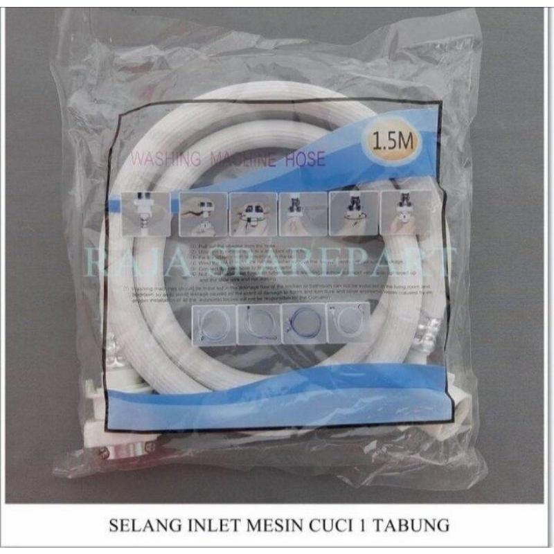 Selang inlet mesin cuci 1.5 meter /selang masuk air Top loading 1 tabung