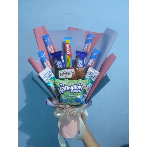 

Buket Snack Wisuda/ulang tahun/nikahan/acara keluarga/ khitanan