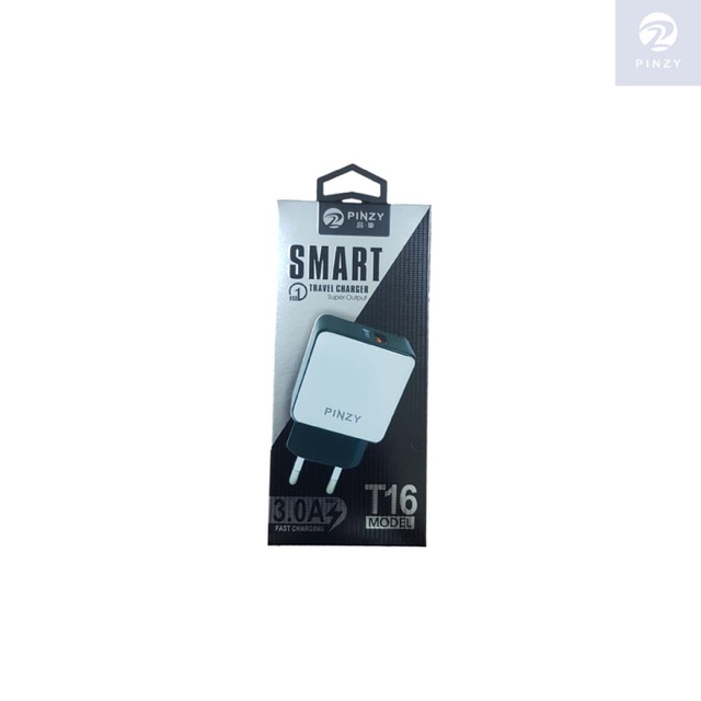 PINZY Charger T16 Series Support Qualcom Quick Charge 3.0 GARANSI RESMI