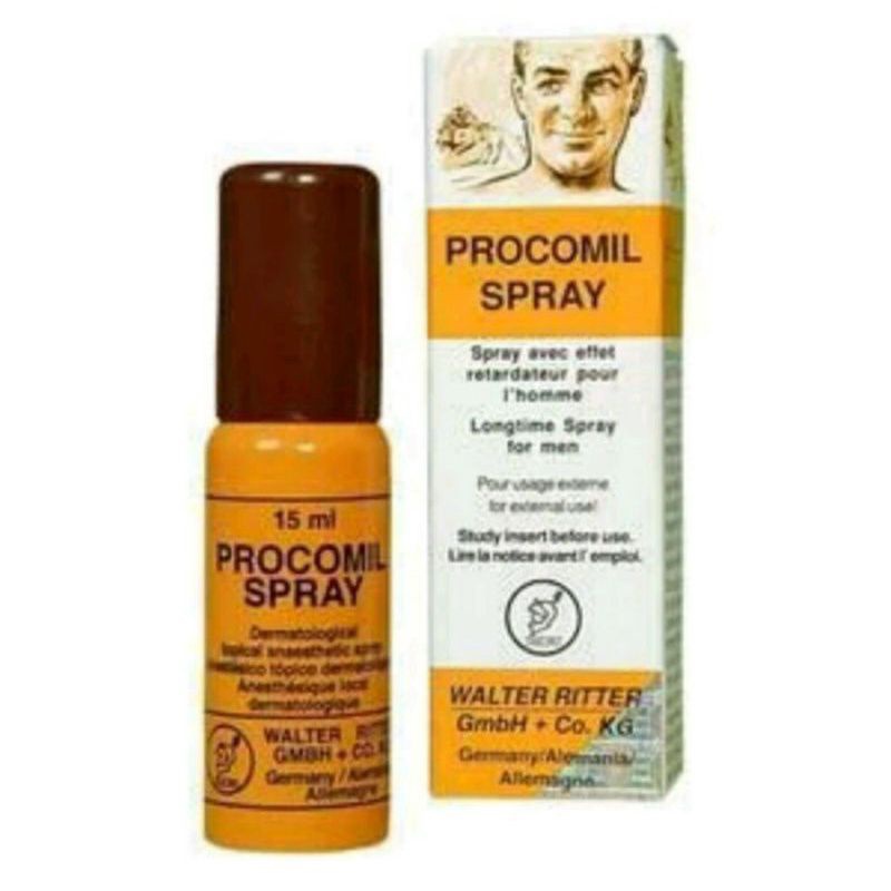 Original 100% Procomil/Procomill Spray Asli Germany Ori Oles 45 Ml No Cream