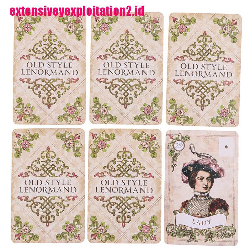 &lt; E2id &amp; &gt; Lenormand Oracle Card Tarot Untuk Pesta