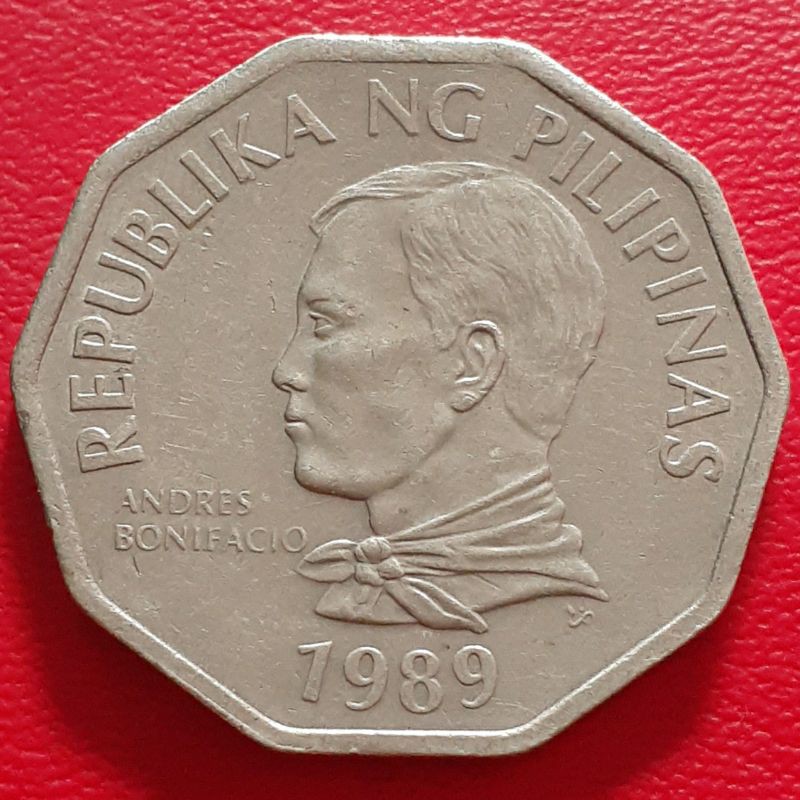 Uang Koin Kuno Luar 2 Piso Philipina Tahun 1989