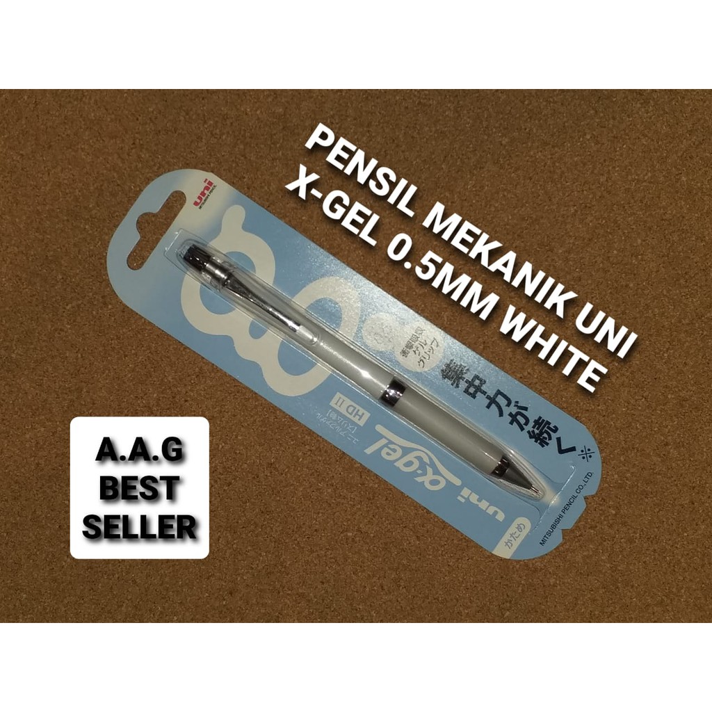 

PENSIL MEKANIK UNI X-GEL 0.5MM WHITE